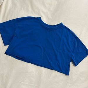 Elwood blue baby tee